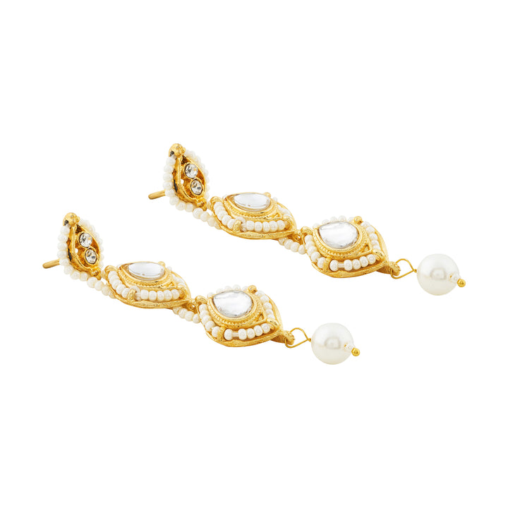 Teejh Rohina Pearl Gold Necklace set
