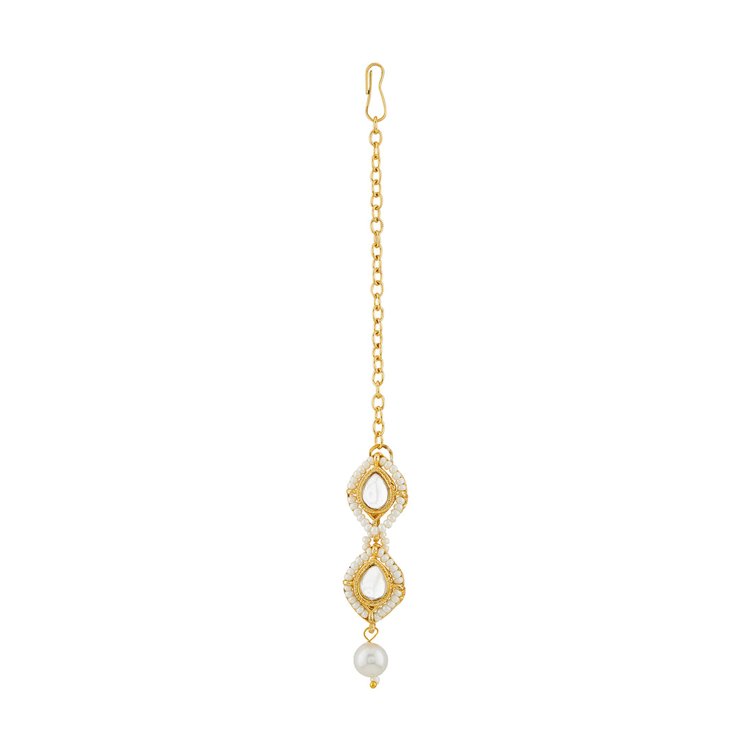 Teejh Rohina Pearl Gold Necklace set