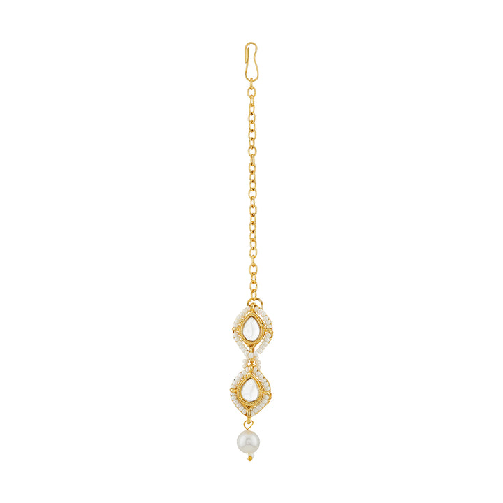 Teejh Rohina Pearl Gold Necklace set