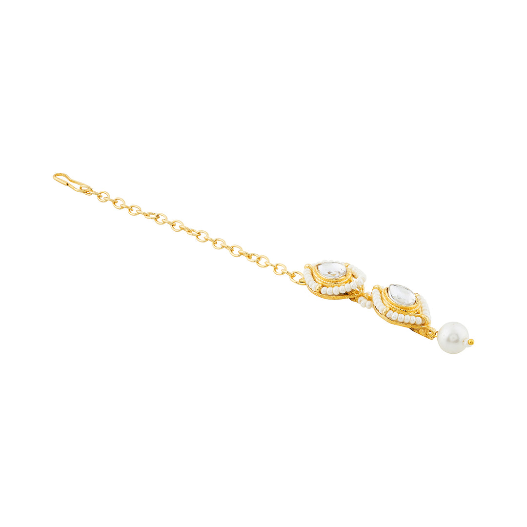 Teejh Rohina Pearl Gold Necklace set