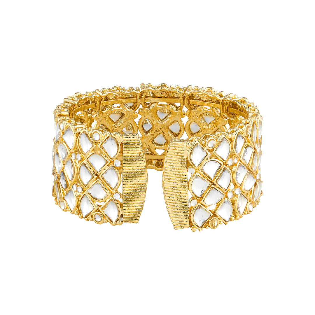 Teejh Kaarviya intricate Gold Bracelet