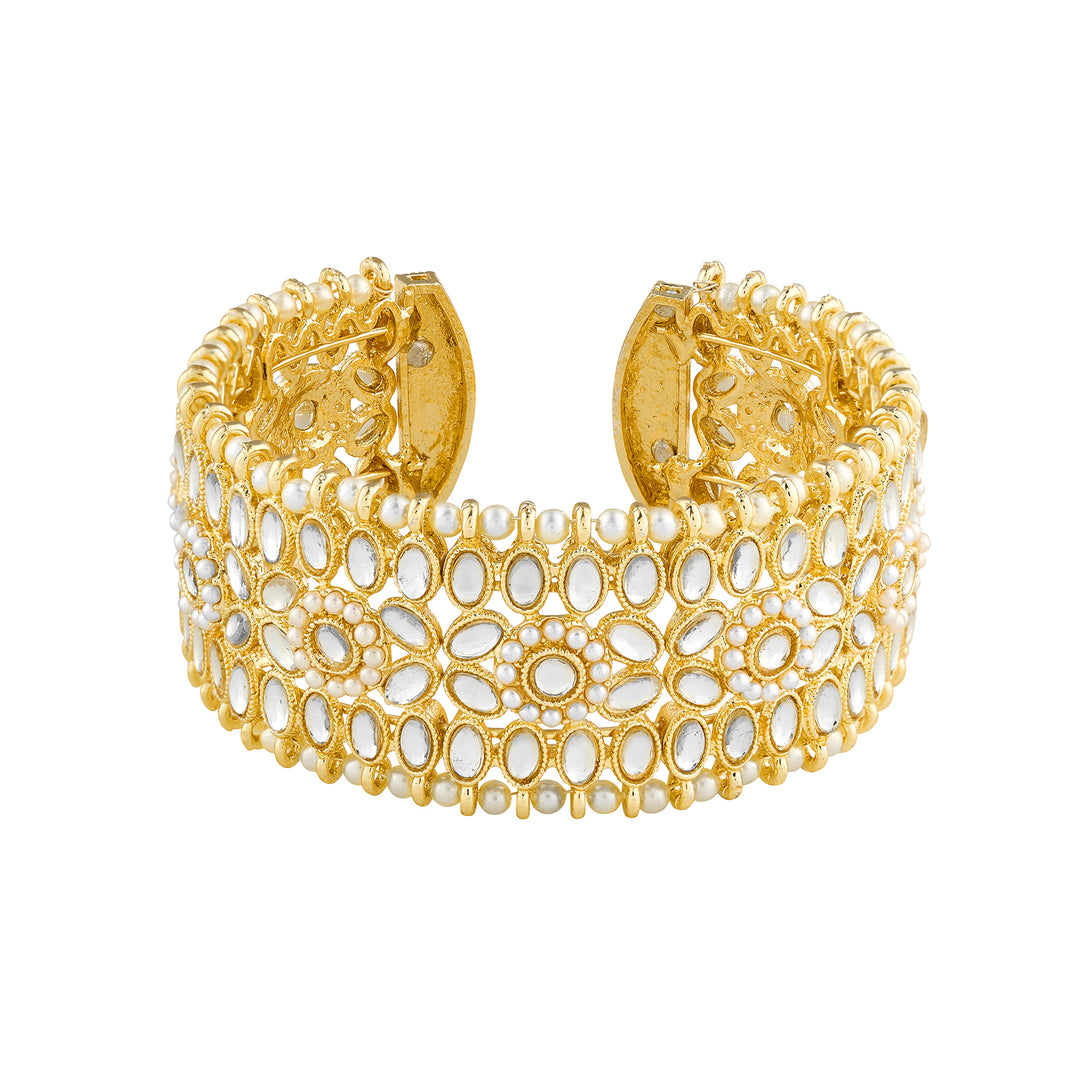 Teejh Rajitha Gold Polki Bracelet