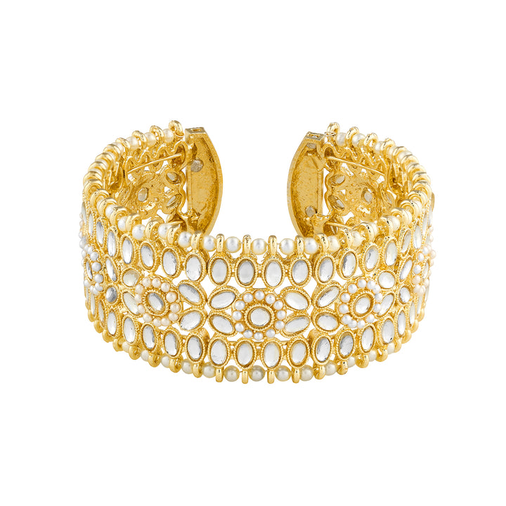 Teejh Rajitha Gold Polki Bracelet