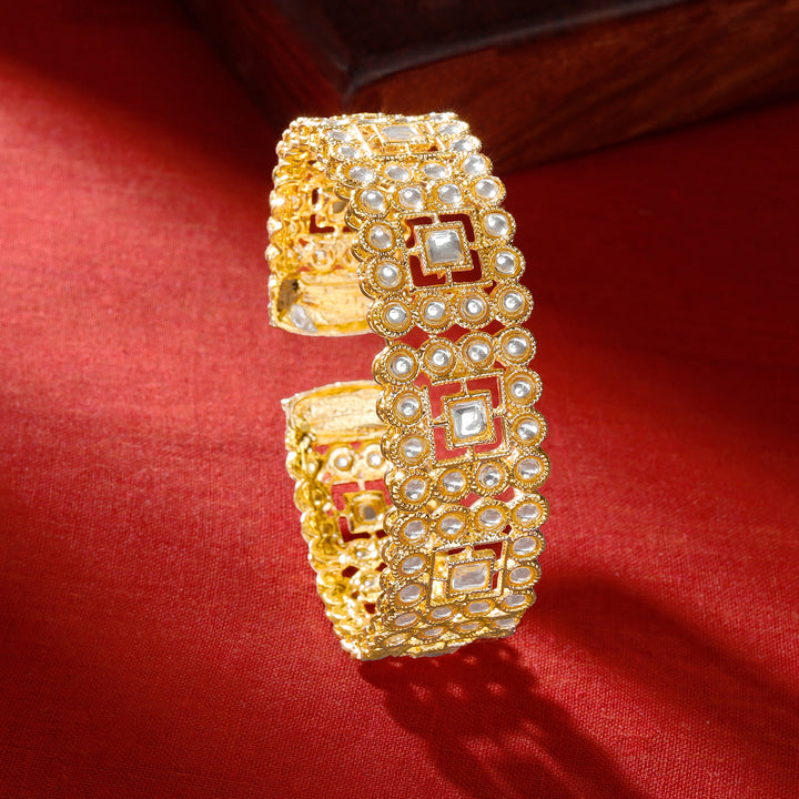 Teejh Sreeja Gold Polki Bracelet