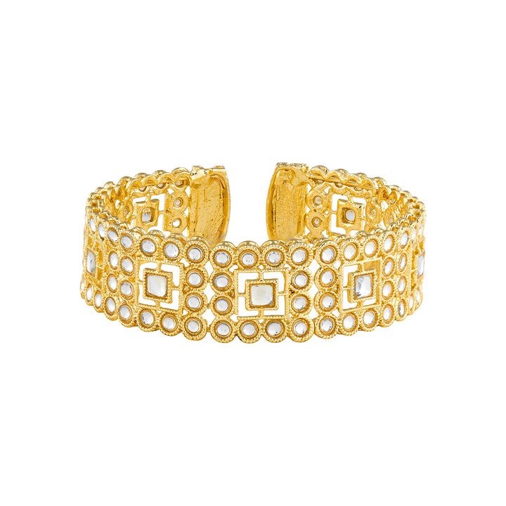 Teejh Sreeja Gold Polki Bracelet