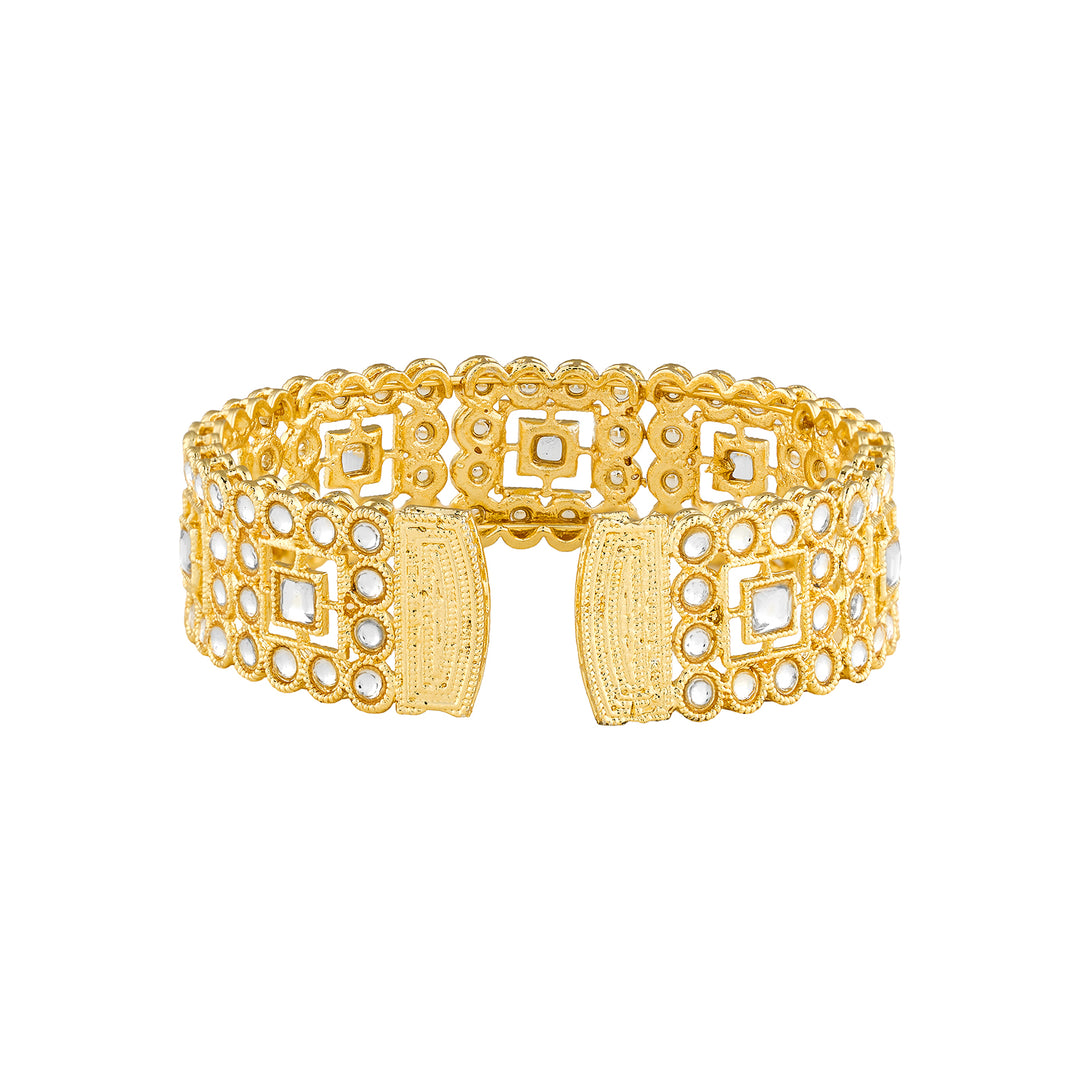 Teejh Sreeja Gold Polki Bracelet