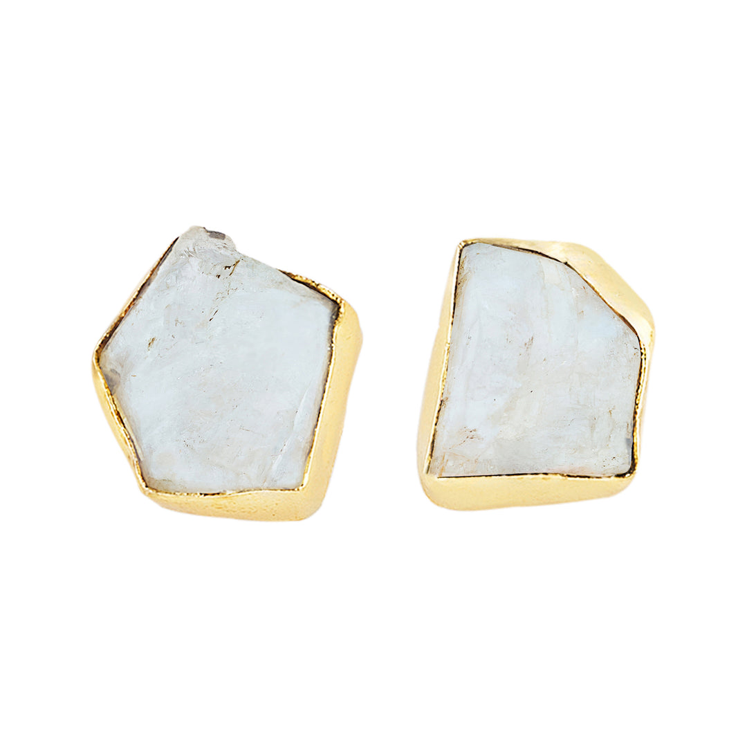 Teejh Ishaya White Natural Stone Necklace Set
