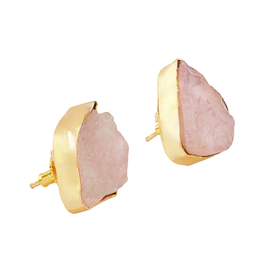 Teejh Ishaya Pink Natural Stone Necklace Set