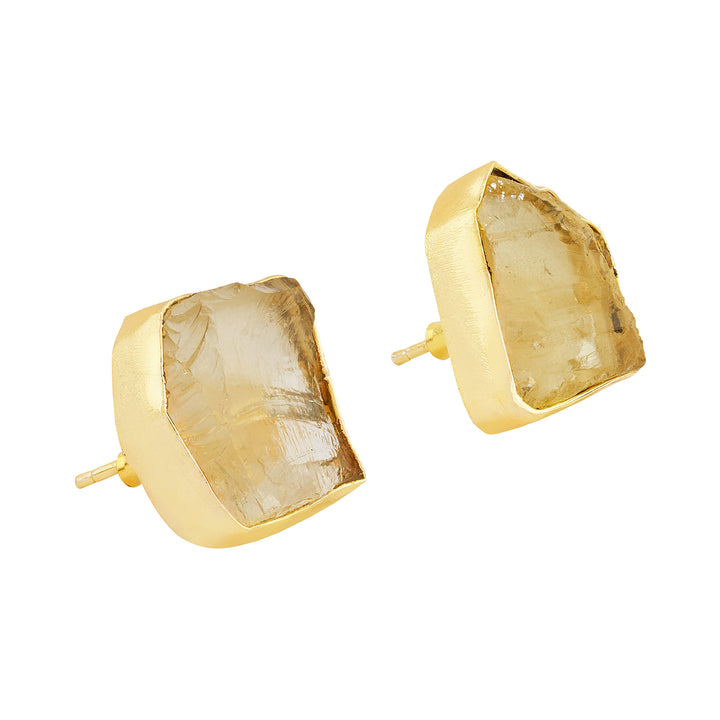 Teejh Ishaya Yellow Natural Stone Necklace Set