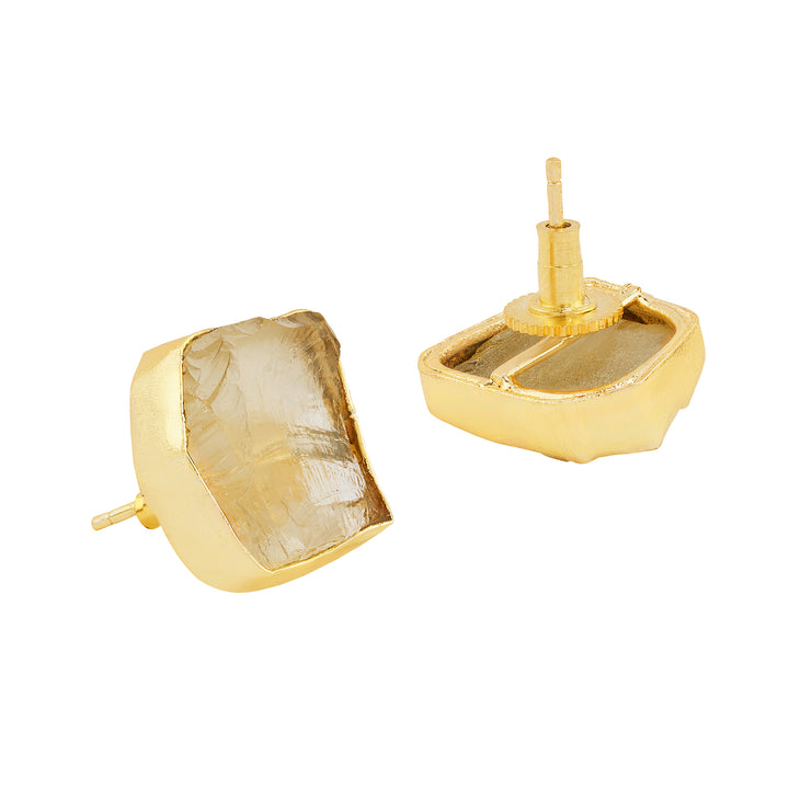 Teejh Ishaya Yellow Natural Stone Necklace Set