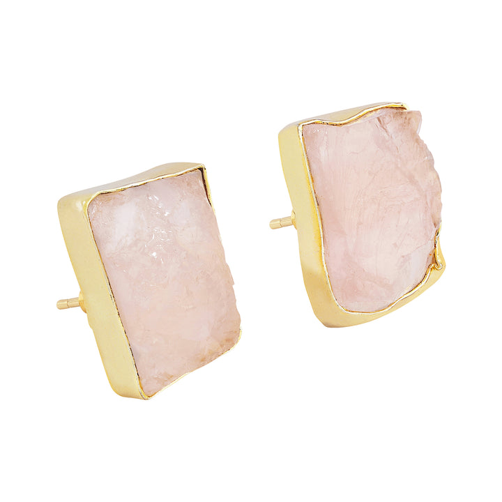 Teejh Seraya Pink Natural Stone Necklace Set
