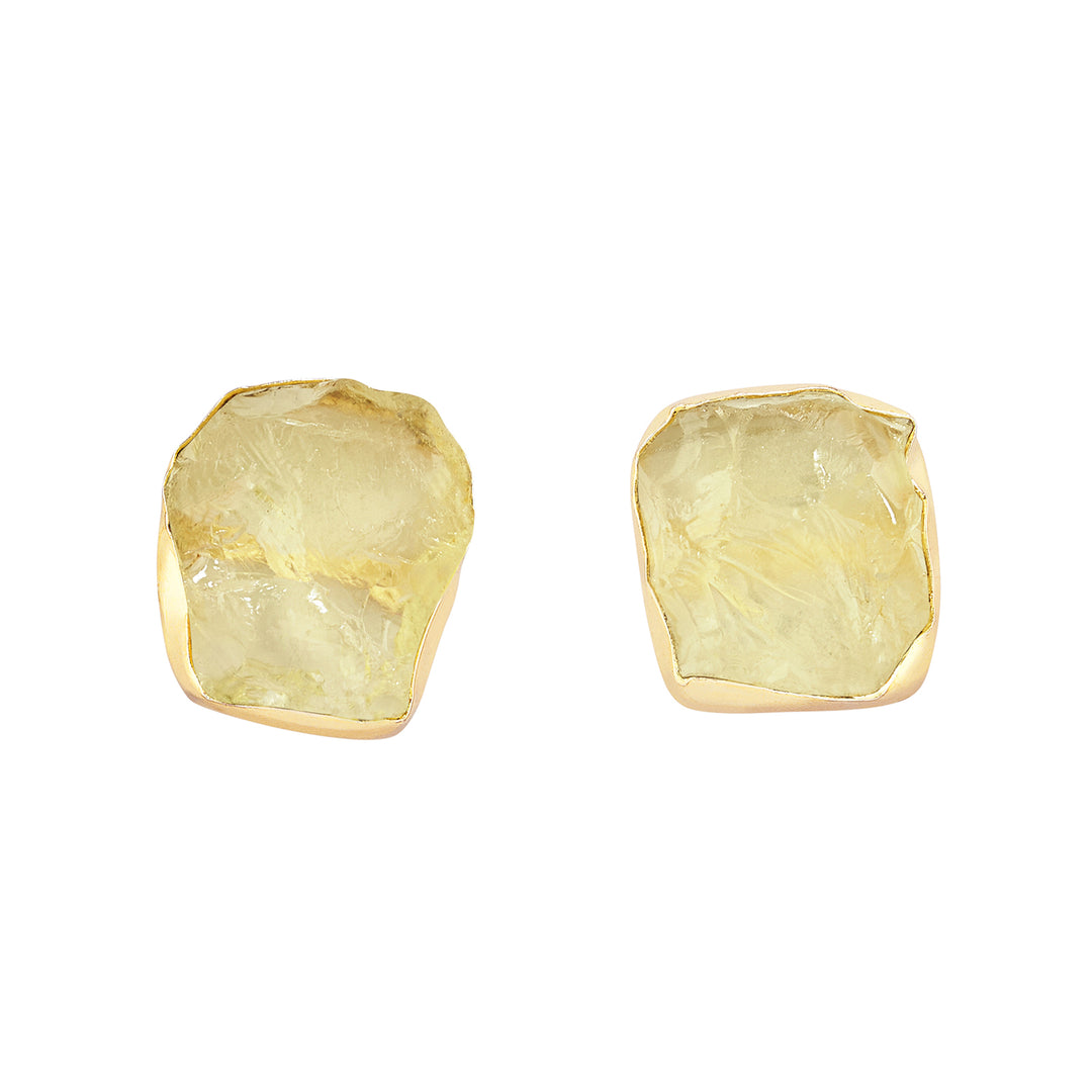 Teejh Seraya Yellow Natural Stone Necklace Set