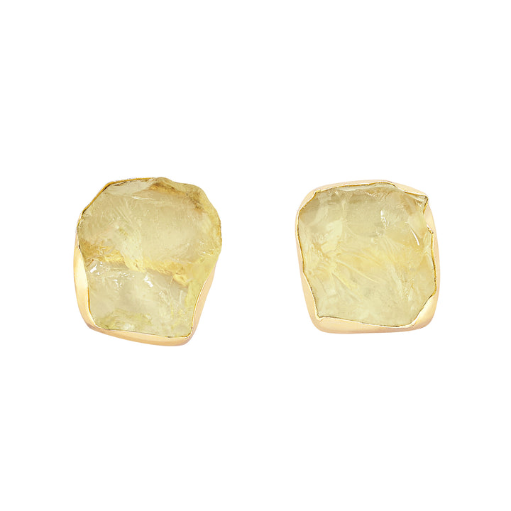 Teejh Seraya Yellow Natural Stone Necklace Set