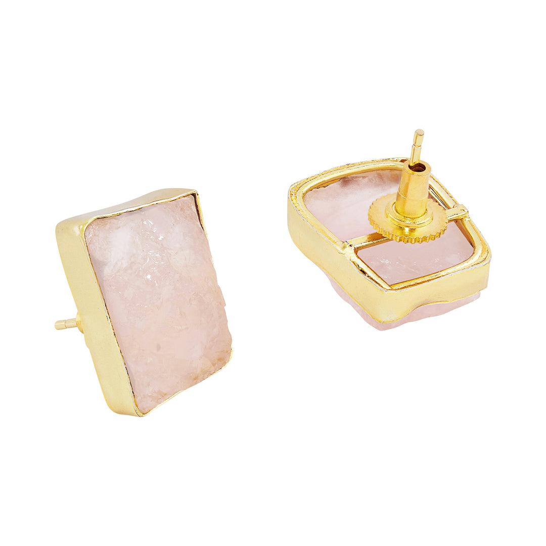 Teejh Seraya Purple and Pink Natural Stone Necklace Set