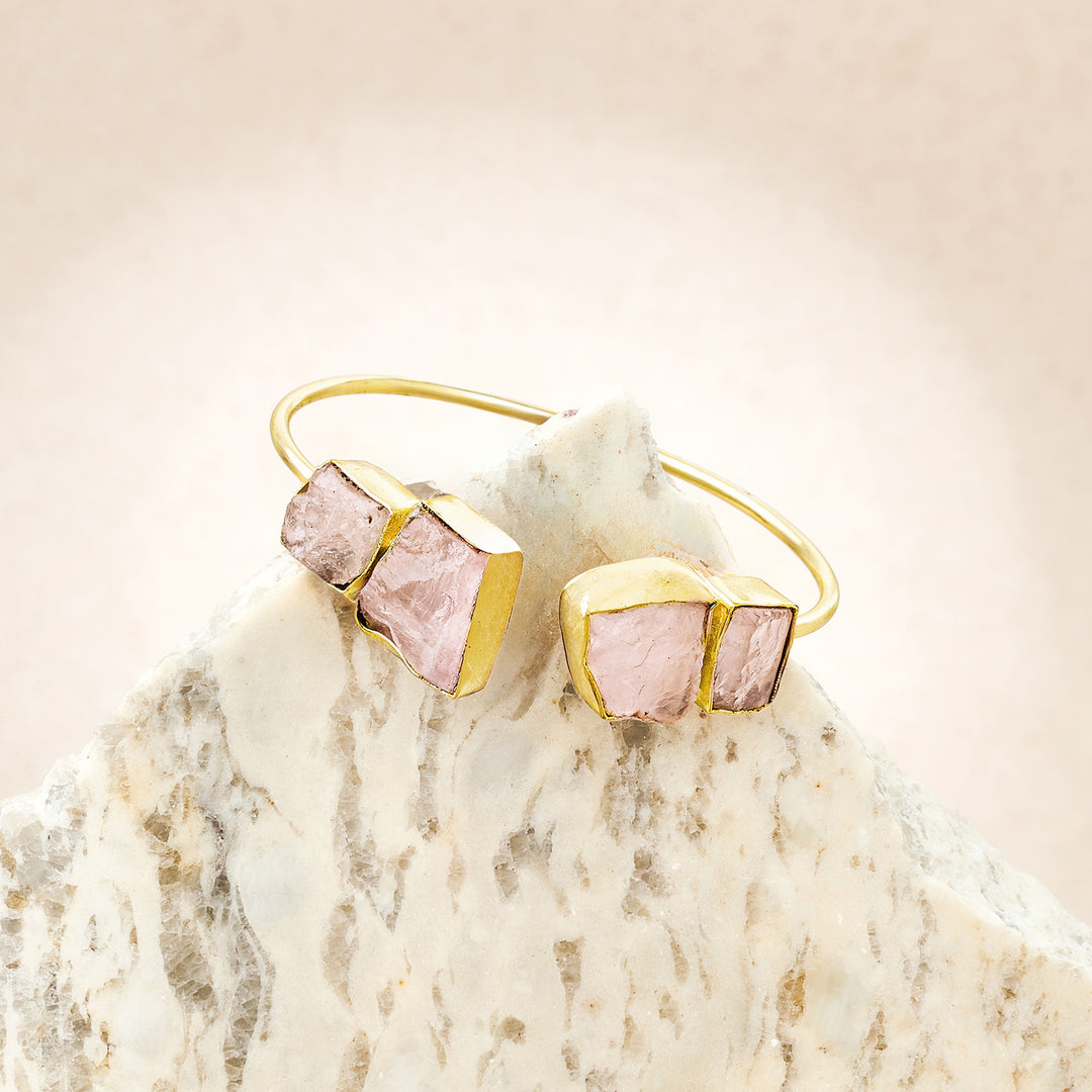 Teejh Vyana Pink Natural Stone Bracelet