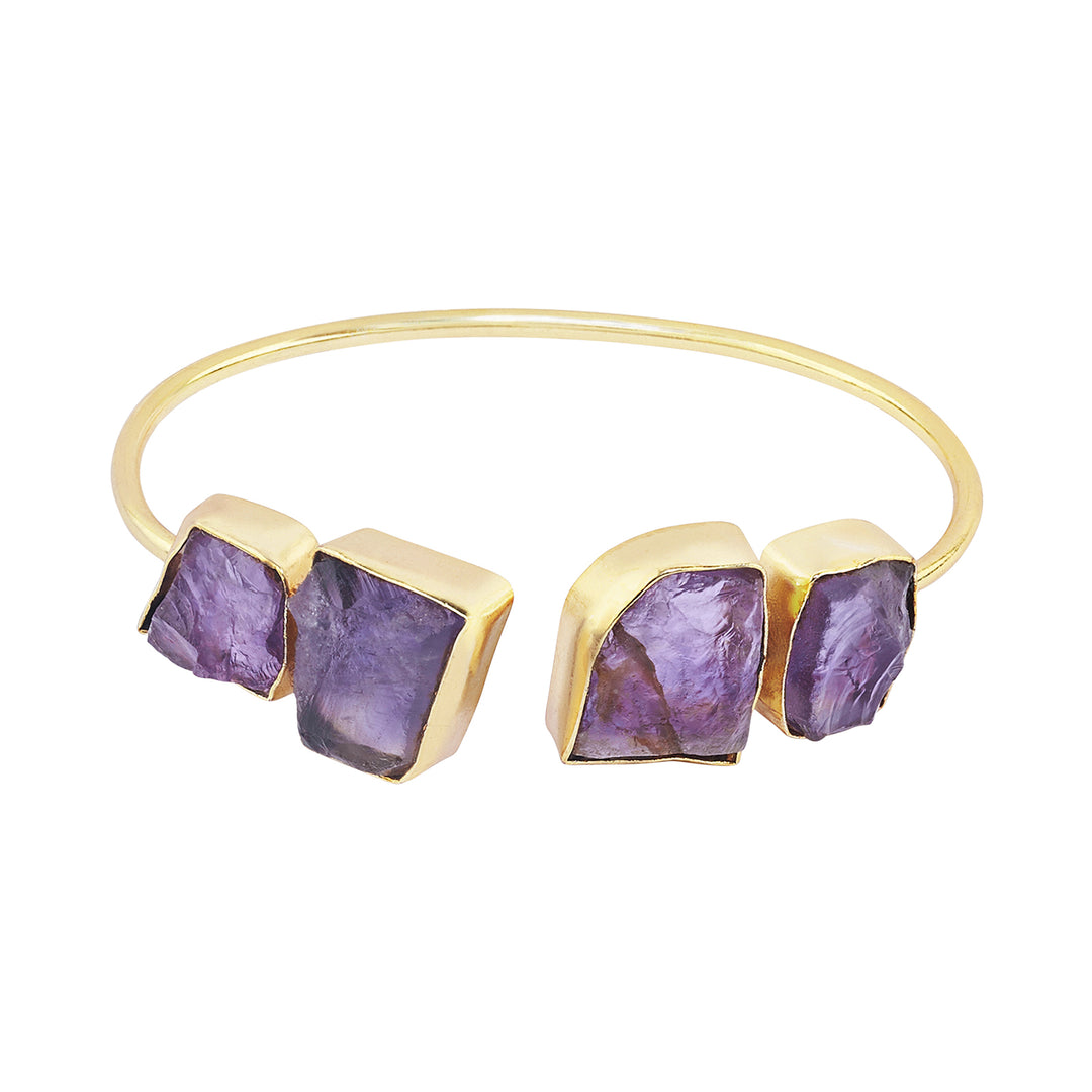 Teejh Vyana Purple Natural Stone Bracelet