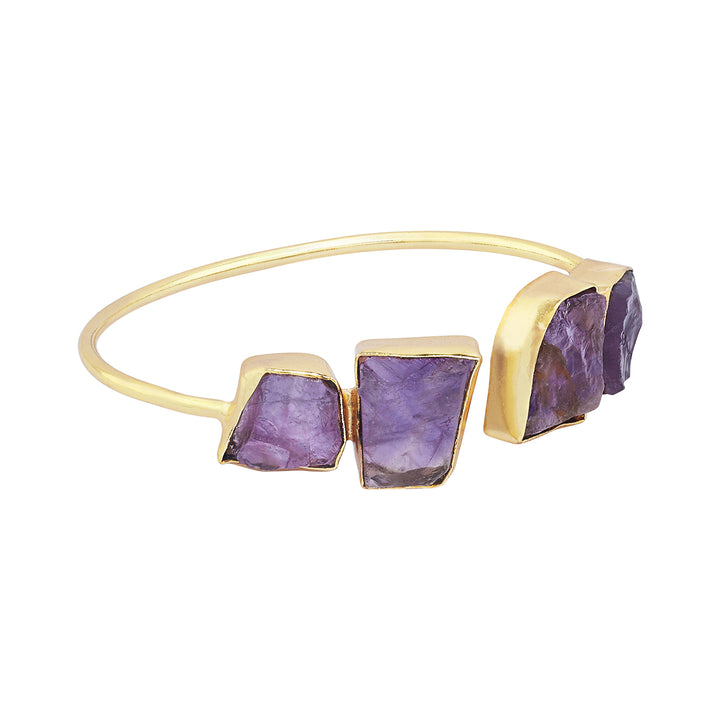 Teejh Vyana Purple Natural Stone Bracelet