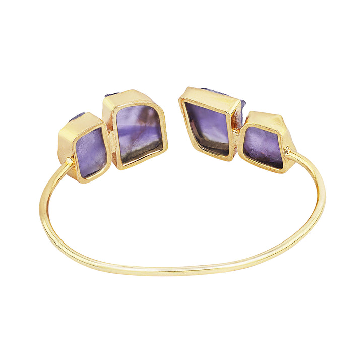 Teejh Vyana Purple Natural Stone Bracelet