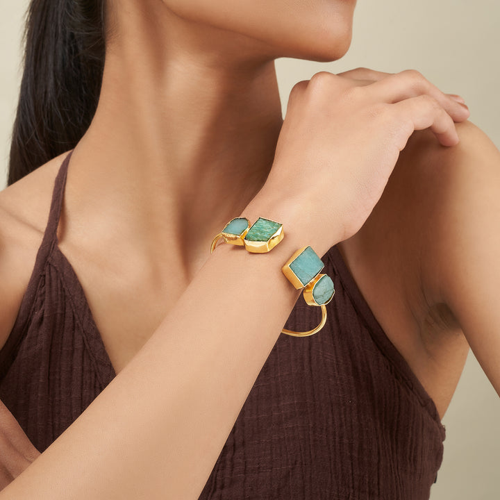 Teejh Vyana Turquoise Natural Stone Bracelet