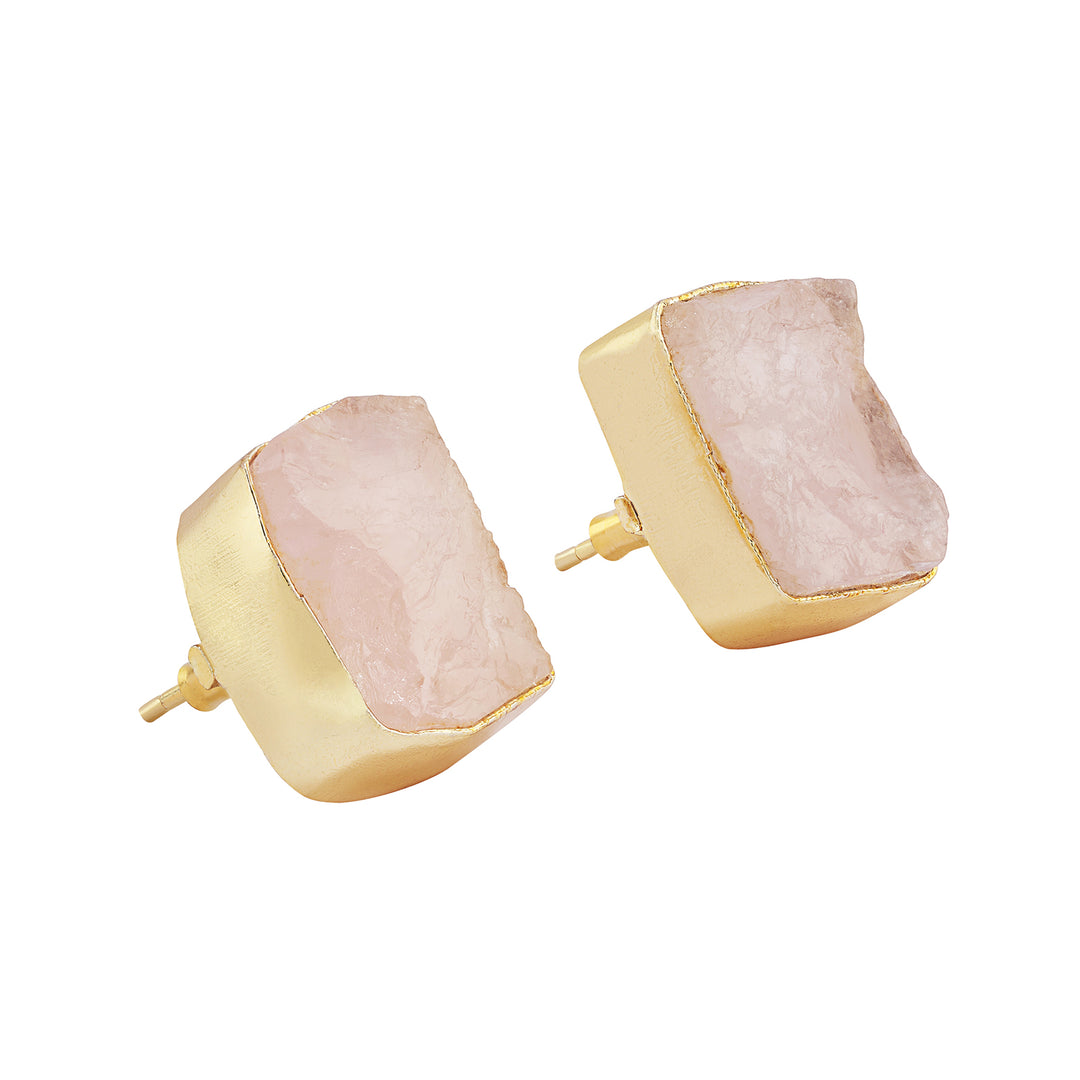 Teejh Zaaina Pink Natural Stone Necklace Set