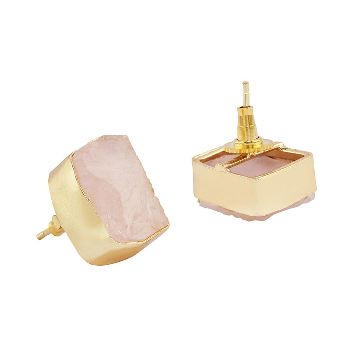 Teejh Zaaina Pink Natural Stone Necklace Set