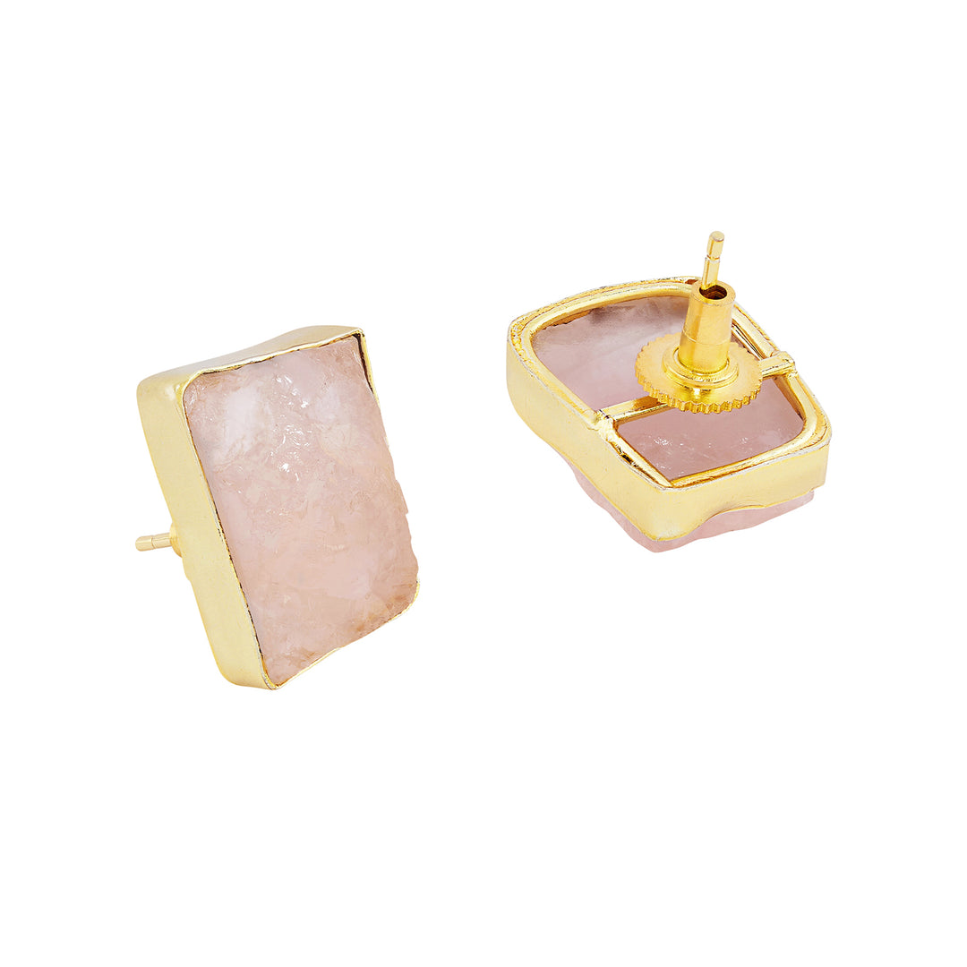 Teejh Zarika Purple,Yellow and Pink Natural Stone Necklace Set