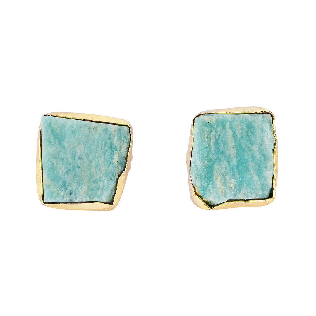 Teejh Elira Turquoise Natural Stone Earrings