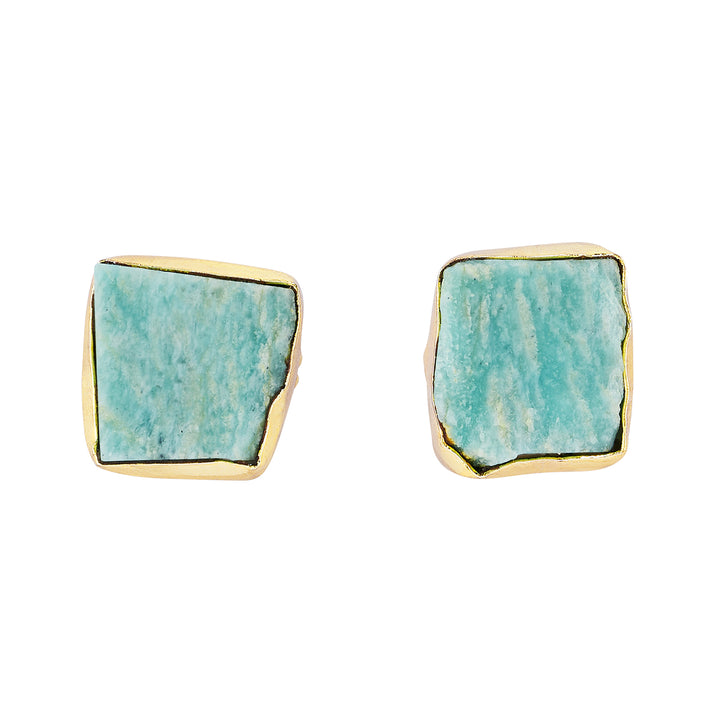 Teejh Elira Turquoise Natural Stone Earrings