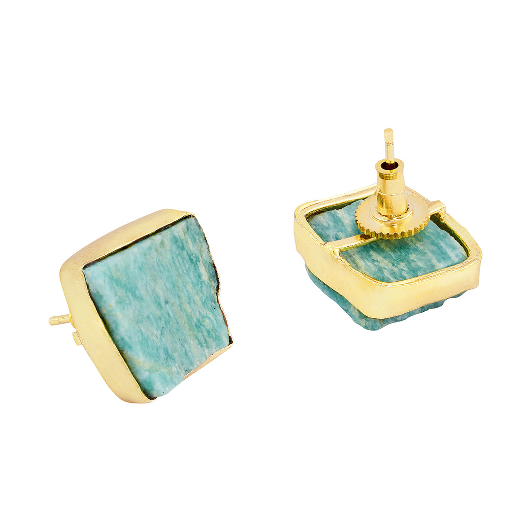 Teejh Elira Turquoise Natural Stone Earrings