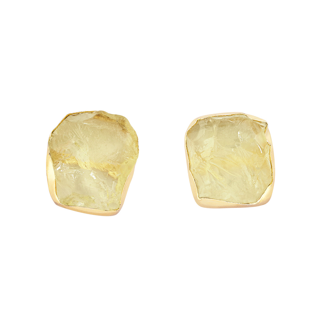 Teejh Elira Yellow Natural Stone Earrings