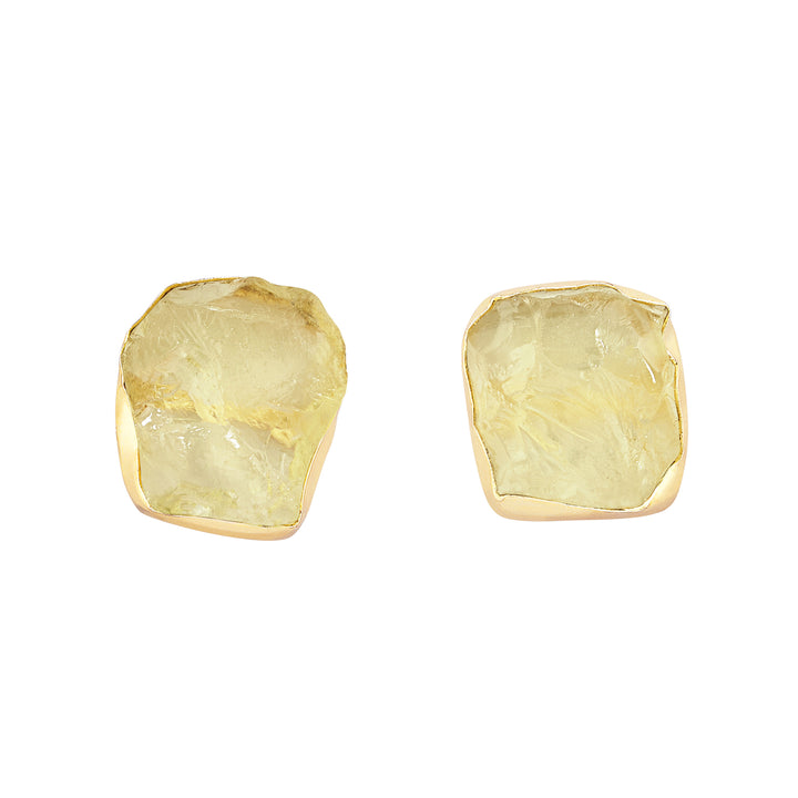 Teejh Elira Yellow Natural Stone Earrings