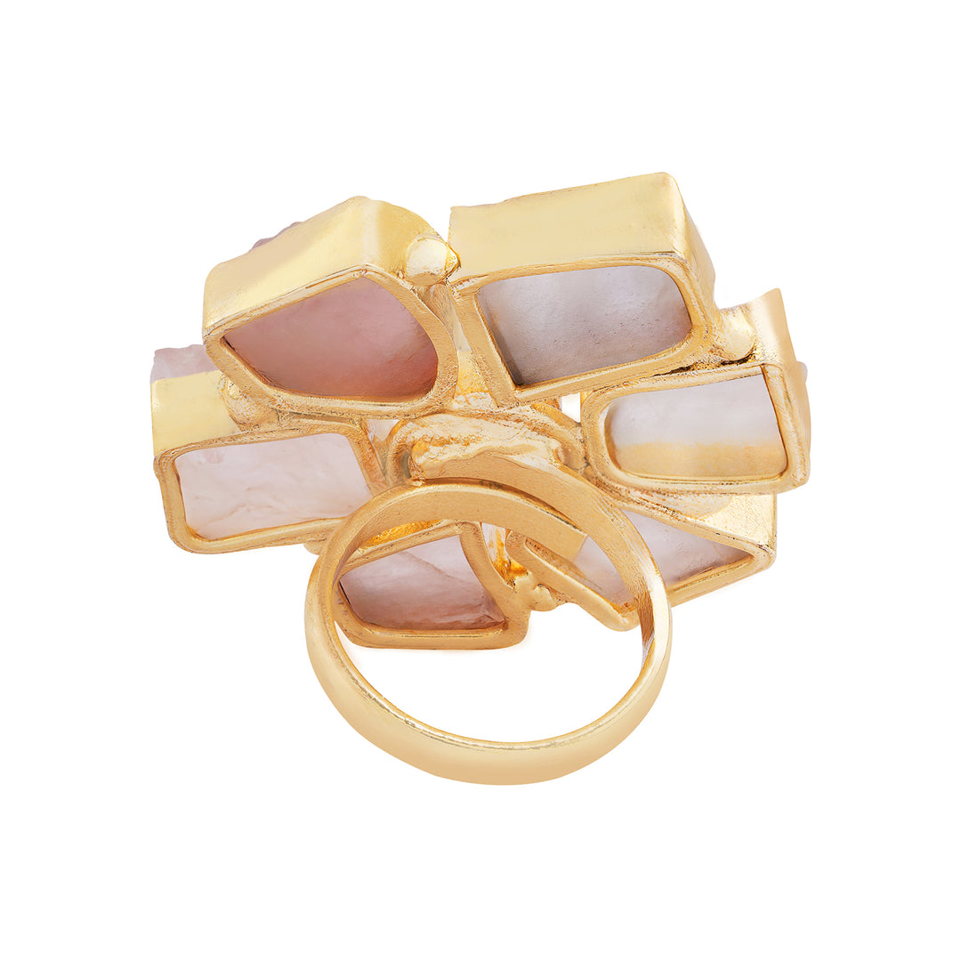 Teejh Veyna Pink Natural Stone Rings