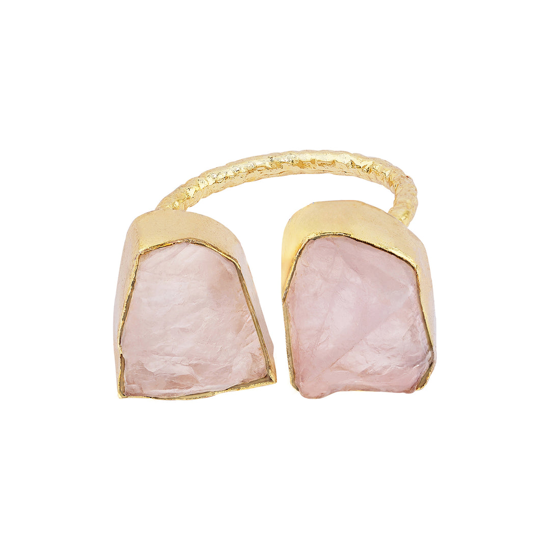 Teejh Navira Pink Natural Stone Ring