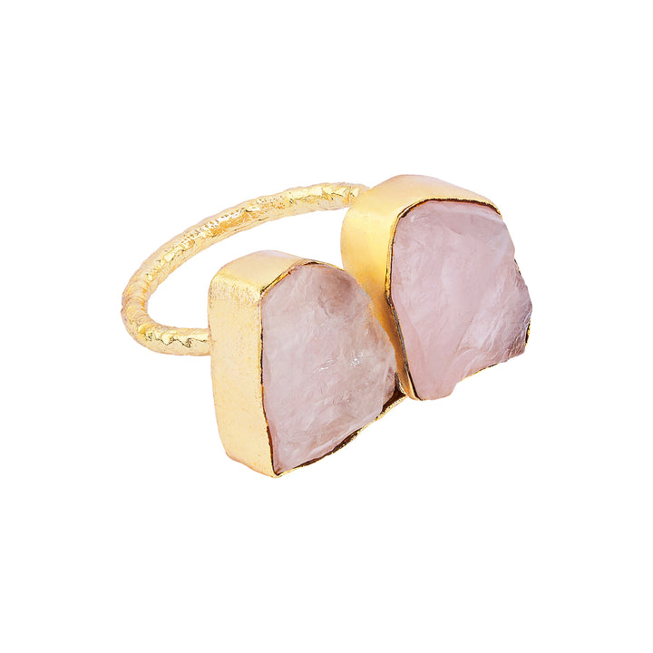 Teejh Navira Pink Natural Stone Ring