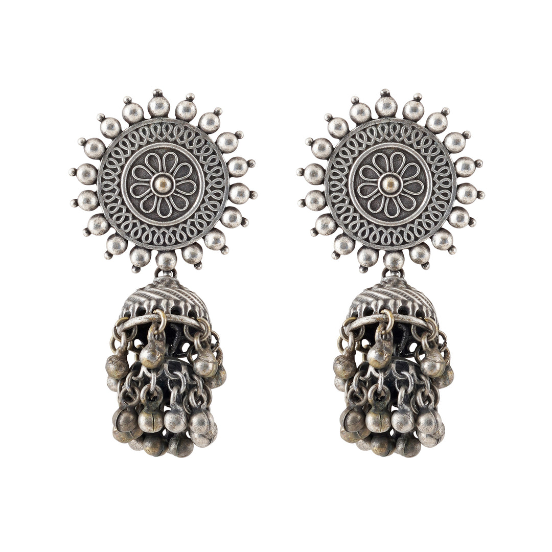 Teejh Stuti Silver Oxidised Jewelry Gift Set