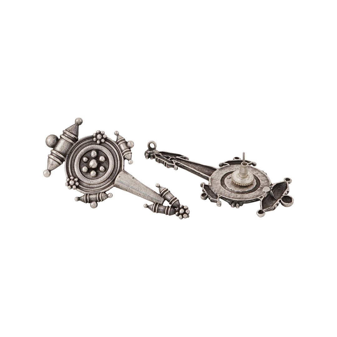 Teejh Snehal Silver Oxidised Earrings