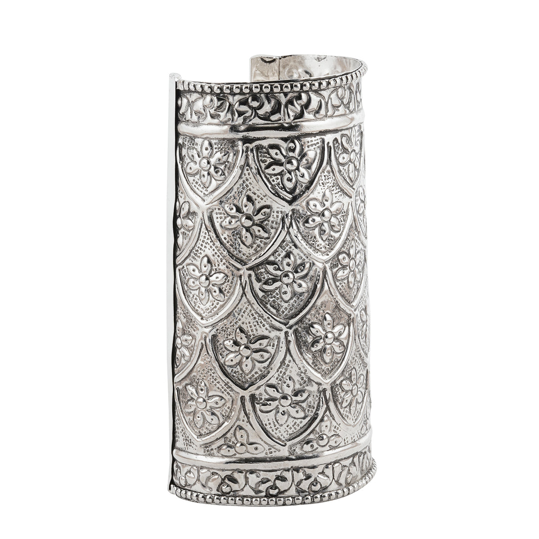 Gypsia Silver Oxidised Cuff Bracelet