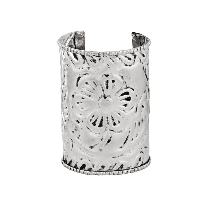 Teejh Keerat Silver Oxidised Bracelet
