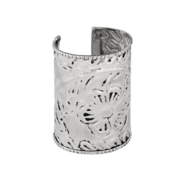 Teejh Keerat Silver Oxidised Bracelet