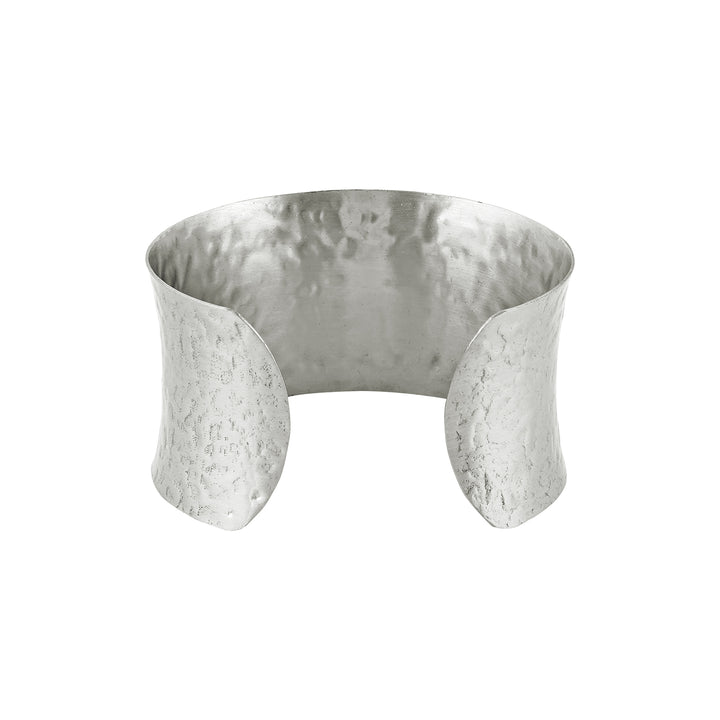 Teejh Darsala Silver Oxidised Cuff Bracelet