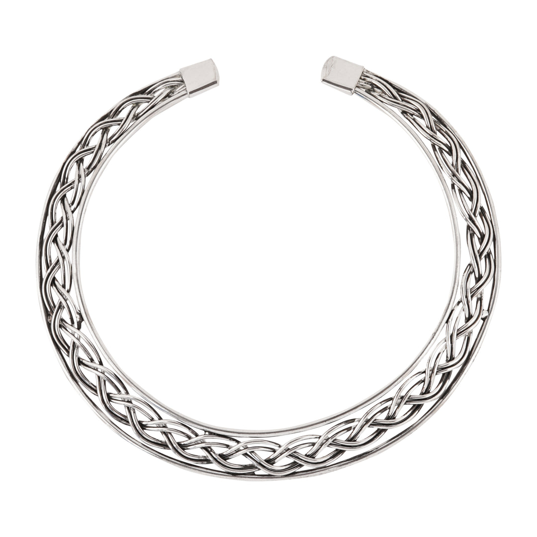 Teejh Veeradevi Silver Oxidised Necklace