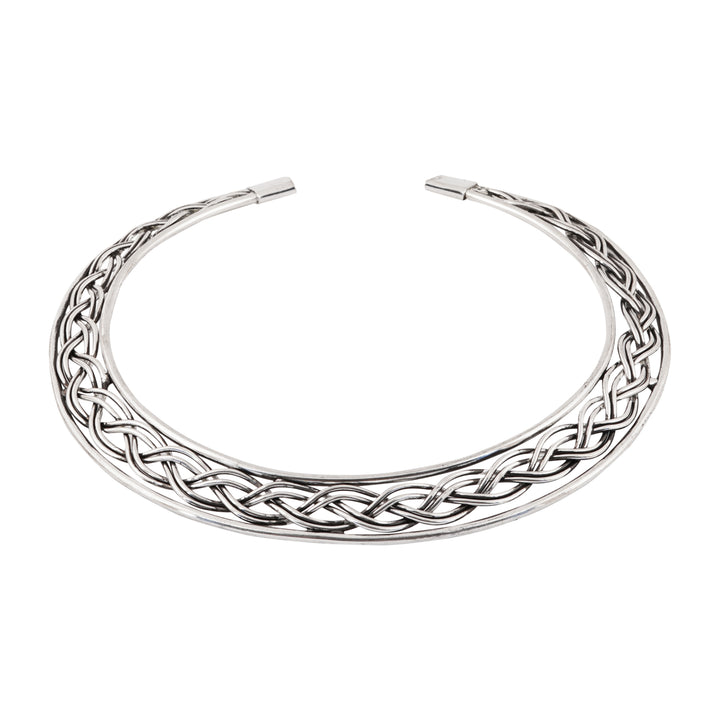 Teejh Veeradevi Silver Oxidised Necklace