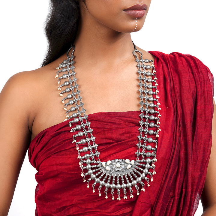 Teejh Ujjwala Oxidised Necklace