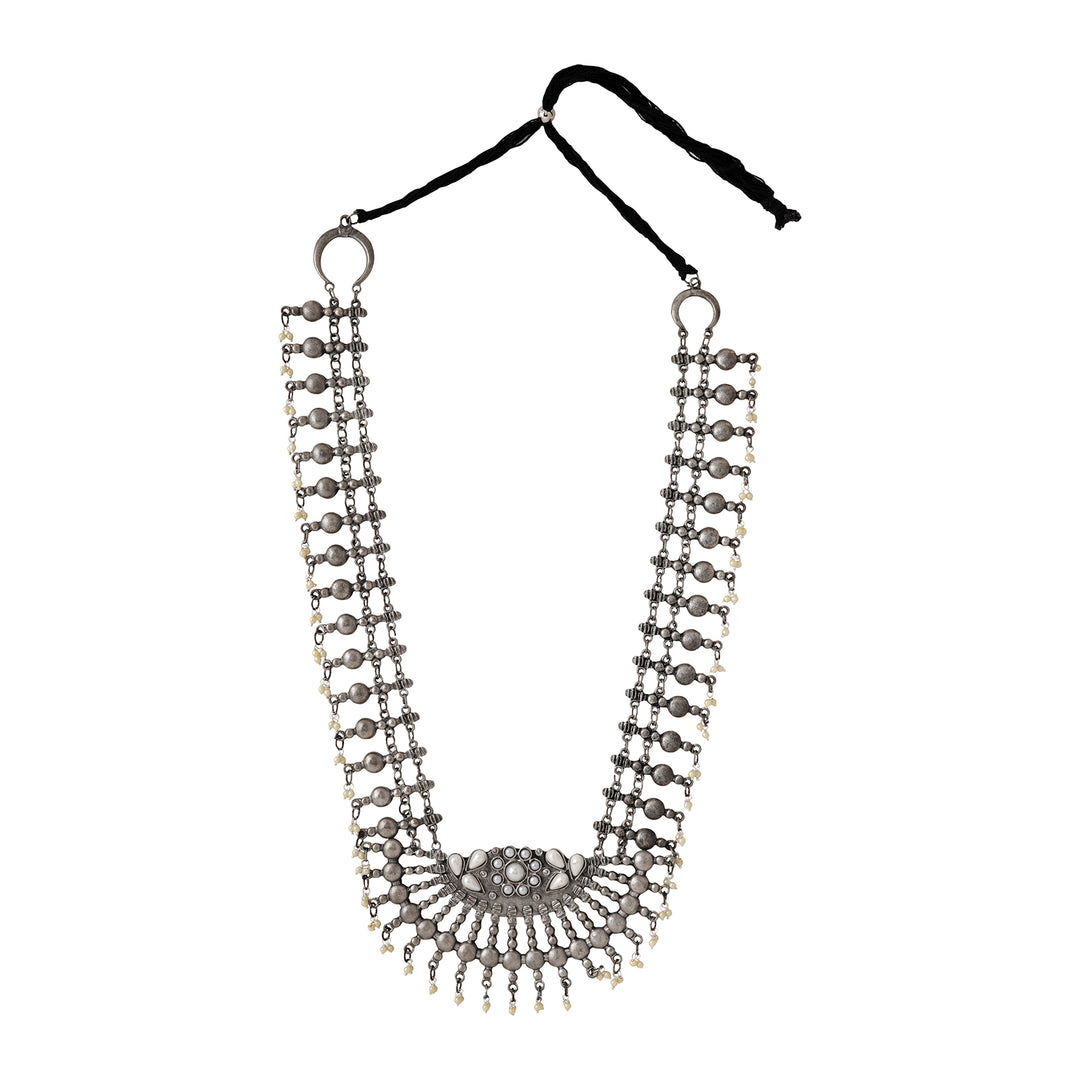 Teejh Ujjwala Oxidised Necklace