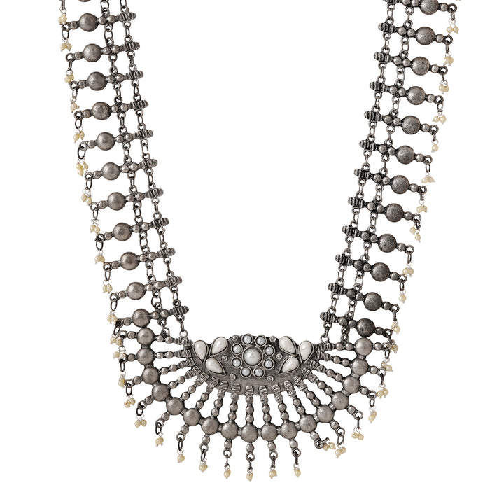 Teejh Ujjwala Oxidised Necklace