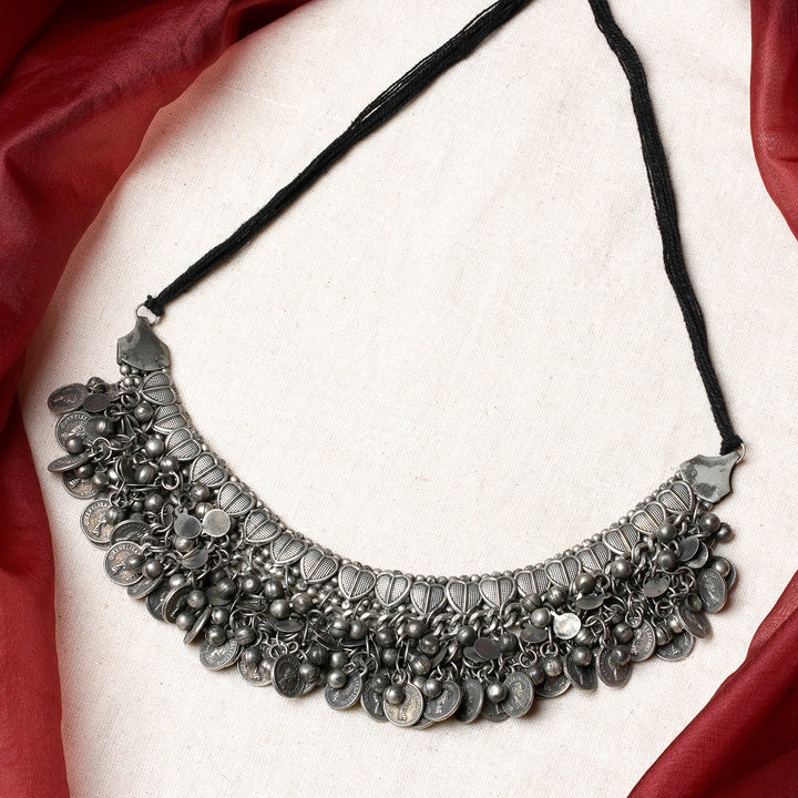 Teejh Sangeeta Oxidised Necklace