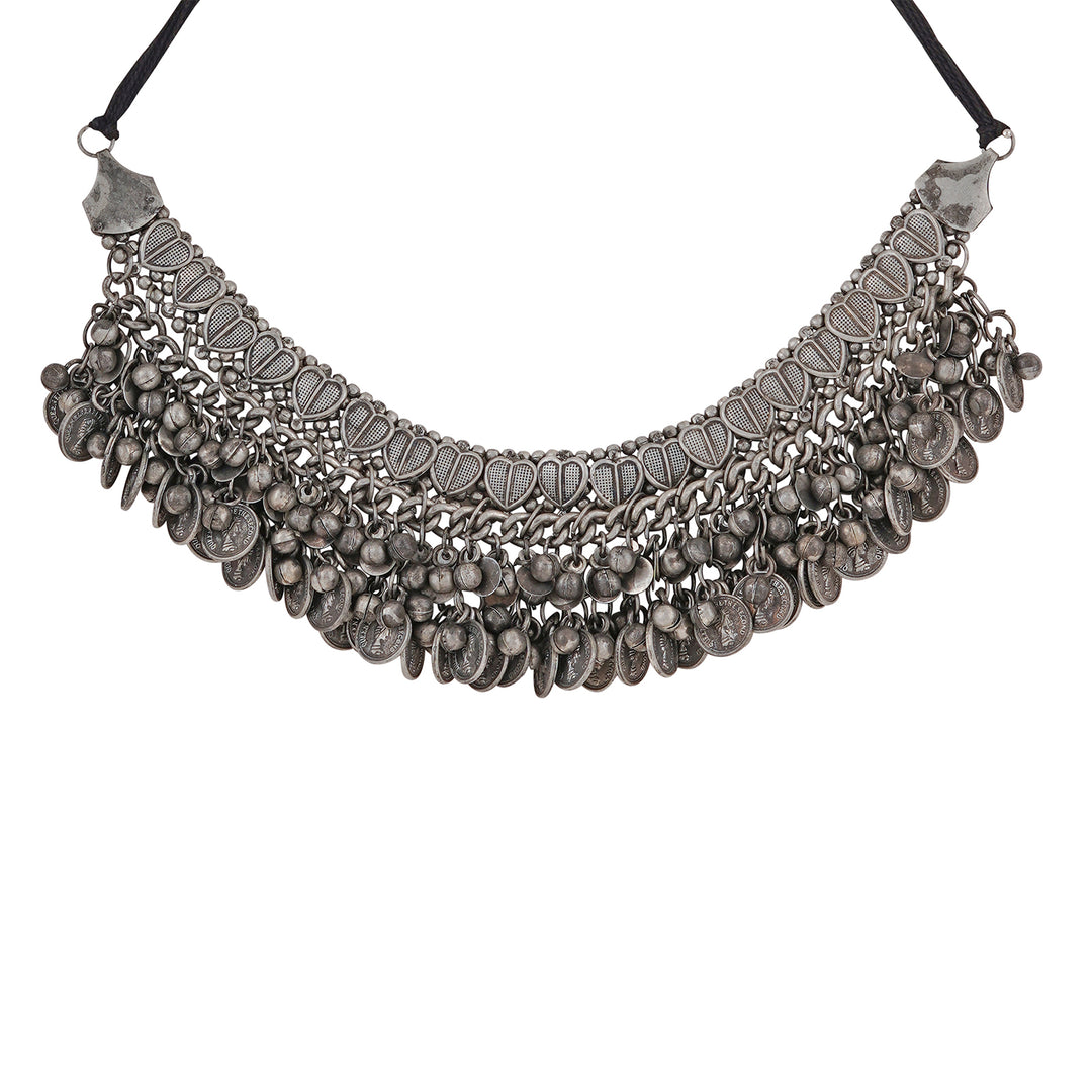 Teejh Sangeeta Oxidised Necklace