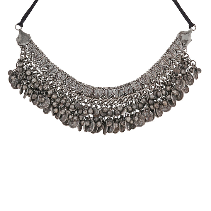 Teejh Sangeeta Oxidised Necklace