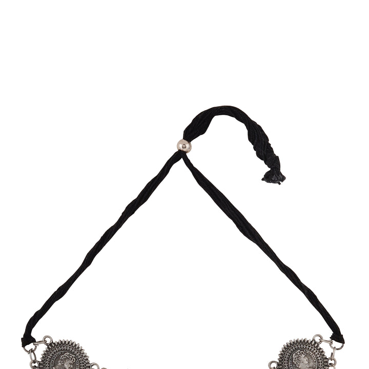 Teejh Kamalini Oxidised Necklace