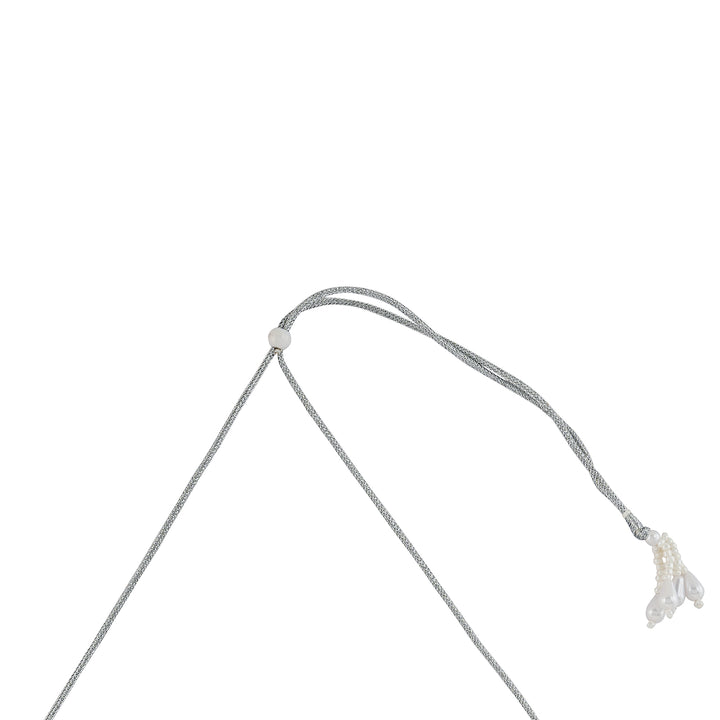 Teejh Dogra Silver Oxidised Necklace Set